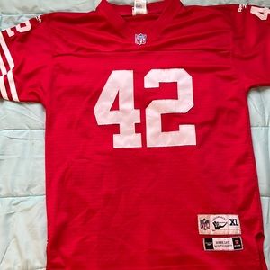 Old school Ronnie Lott niners jersey youth XL